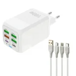 شارژر دیواری 150 وات مدل ADC-PD006 به همراه 4 عدد کابل